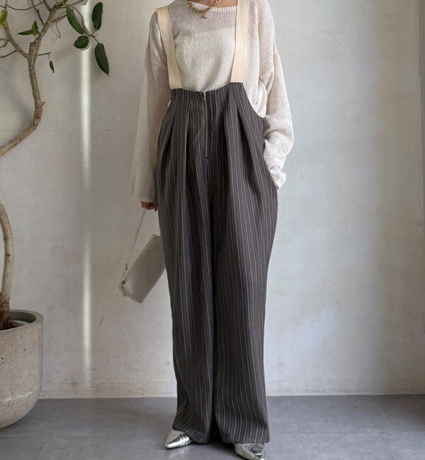  「【WEB限定】ツータックサロペット」|ワンピース|