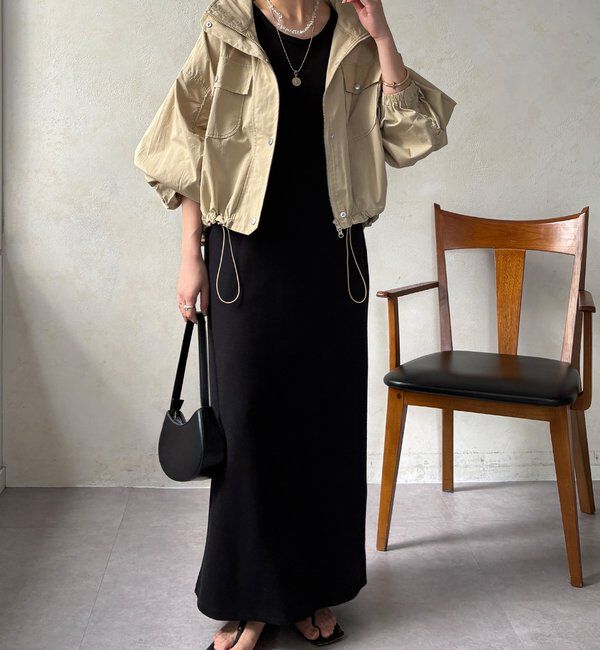  「【WEB限定】ドロストボリュームスリーブブルゾン」|ブルゾン・スタジャン|