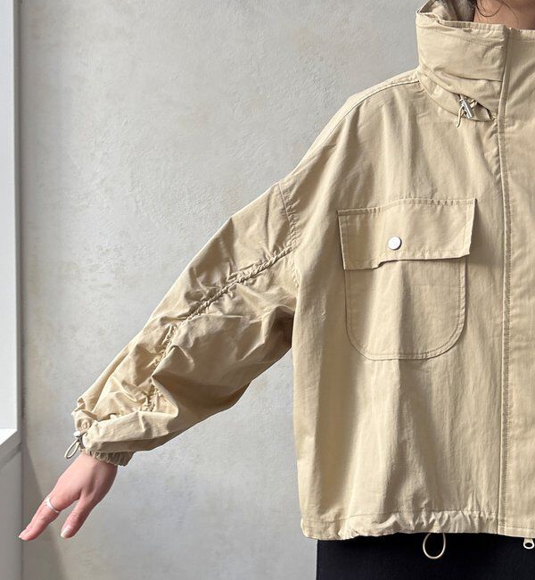  「【WEB限定】ドロストボリュームスリーブブルゾン」|ブルゾン・スタジャン|