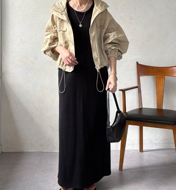  「【WEB限定】ドロストボリュームスリーブブルゾン」|ブルゾン・スタジャン|