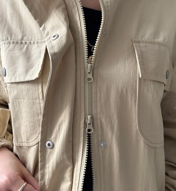  「【WEB限定】ドロストボリュームスリーブブルゾン」|ブルゾン・スタジャン|