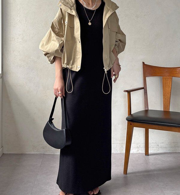  「【WEB限定】ドロストボリュームスリーブブルゾン」|ブルゾン・スタジャン|