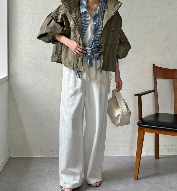  「【WEB限定】ドロストボリュームスリーブブルゾン」|ブルゾン・スタジャン|