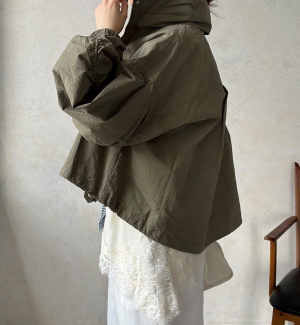  「【WEB限定】ドロストボリュームスリーブブルゾン」|ブルゾン・スタジャン|