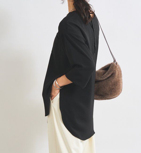  「【さらっと着やすい！/冷房・日焼け対策◎】ジョーゼットポケットブラウス」|シャツ・ブラウス|