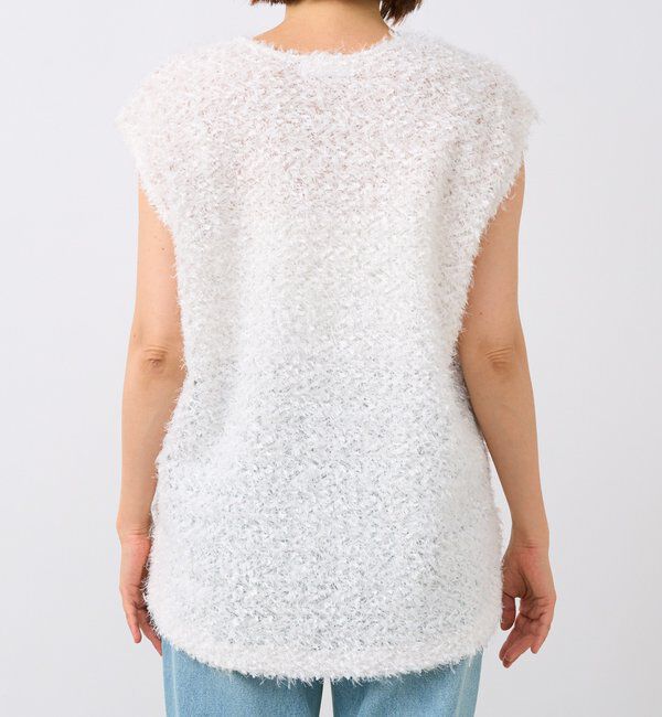  「【新色追加/着映え】フェザーチュールベスト」|ベスト・ジレ|