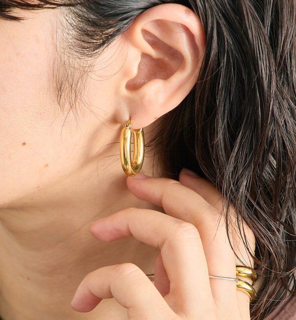  「【R.good(アールドットグッド)】オーバルピアス」|ブローチ・コサージュ|