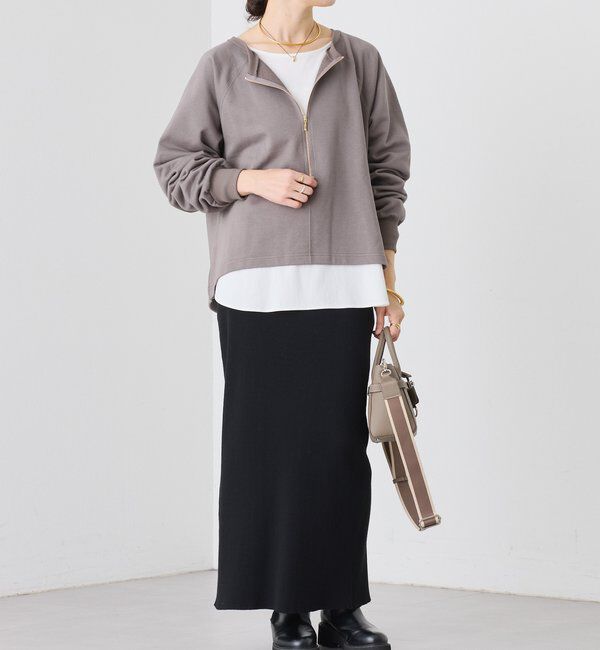  「【新色追加/抜け感◎】ハーフZIPスウェット」|Tシャツ・カットソー|