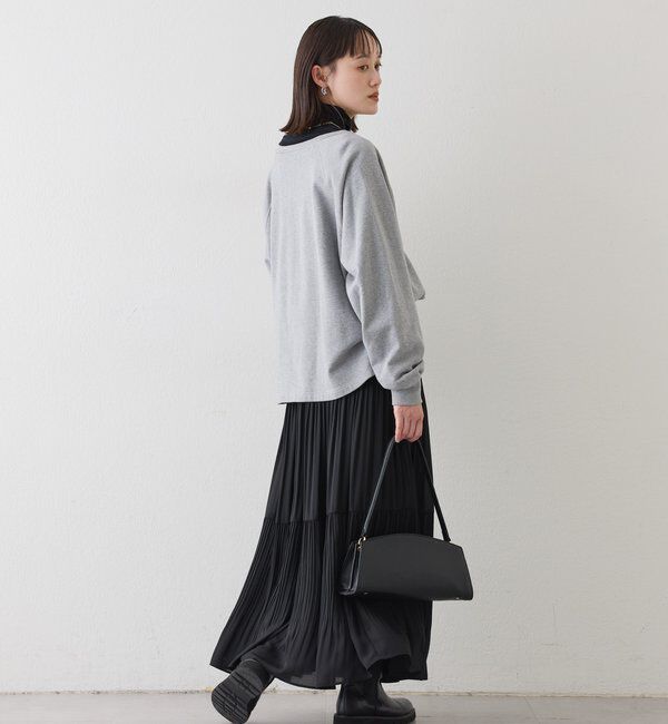  「【新色追加/抜け感◎】ハーフZIPスウェット」|Tシャツ・カットソー|