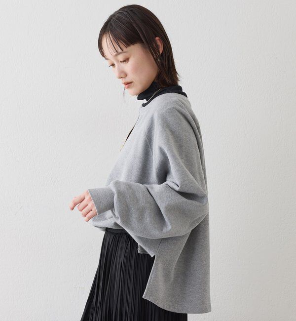  「【新色追加/抜け感◎】ハーフZIPスウェット」|Tシャツ・カットソー|