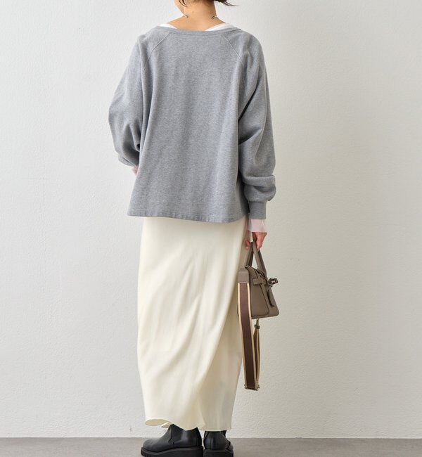  「【新色追加/抜け感◎】ハーフZIPスウェット」|Tシャツ・カットソー|