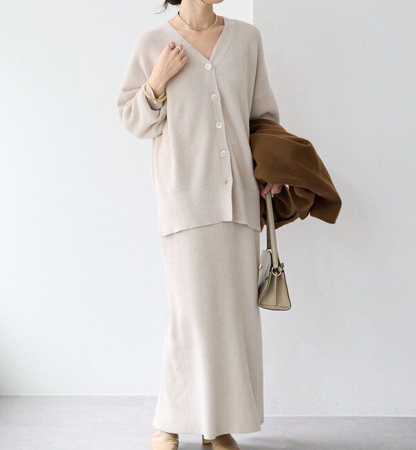  「【上品な輝き】ラメモール2WAYカーデ」|ニット・セーター|