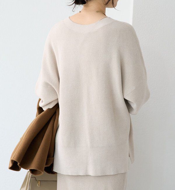  「【上品な輝き】ラメモール2WAYカーデ」|ニット・セーター|