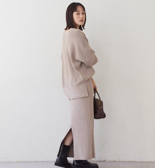  「【上品な輝き】ラメモール2WAYカーデ」|ニット・セーター|