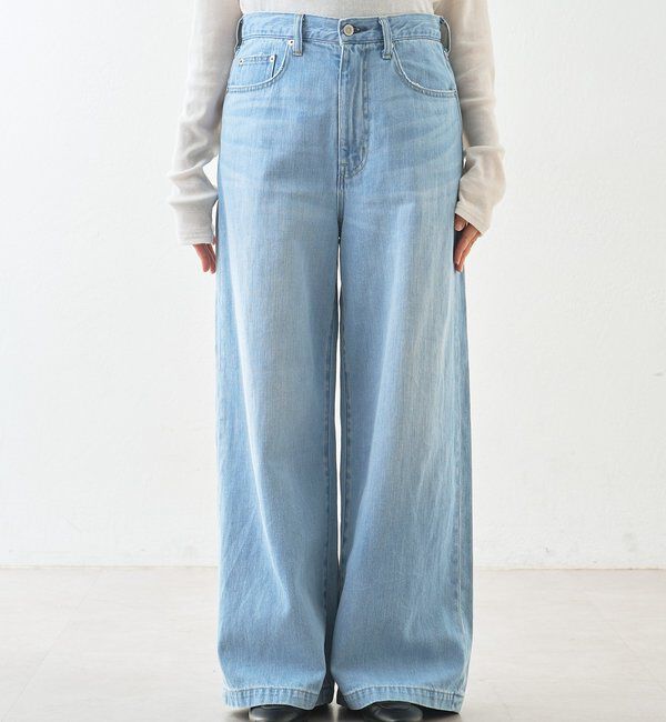  「【RIMH（リムエイチ）】クリーンワイドデニム」|デニム|