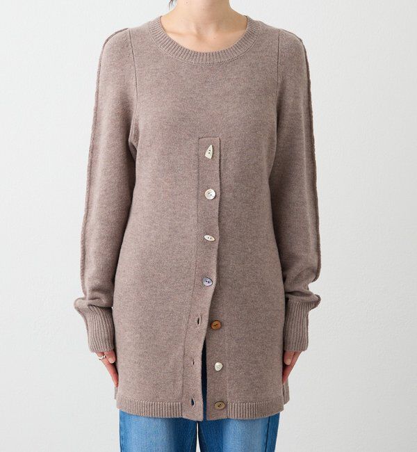  「【a Nice （ア ・ニース）】スリットニット」|ニット・セーター|