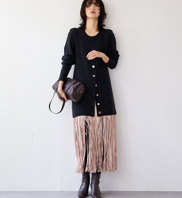  「【a Nice （ア ・ニース）】スリットニット」|ニット・セーター|