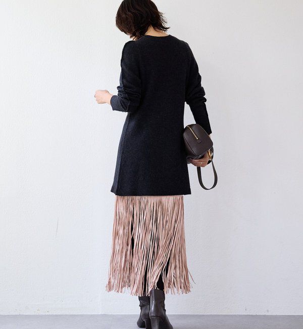  「【a Nice （ア ・ニース）】スリットニット」|ニット・セーター|