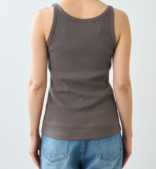  「予約【レイヤードスタイルに◎】ミニマルテレコタンク」|キャミソール|