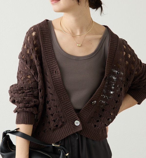  「予約【レイヤードスタイルに◎】ミニマルテレコタンク」|キャミソール|