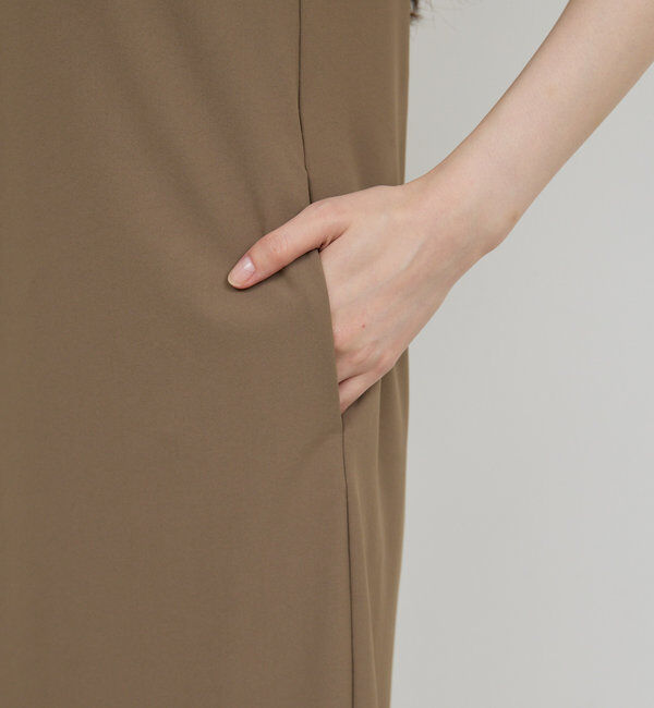  「【3サイズ展開】ストレッチマキシキャミワンピース」|ワンピース|