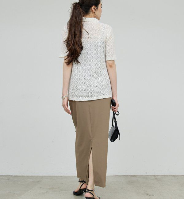  「【3サイズ展開】ストレッチマキシキャミワンピース」|ワンピース|