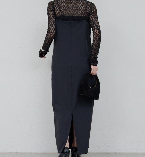  「【3サイズ展開】ストレッチマキシキャミワンピース」|ワンピース|