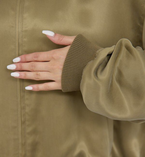  「キュプラサテンブルゾン」|ベスト・ジレ|