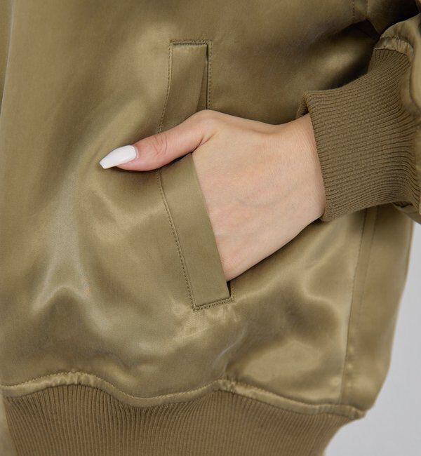  「キュプラサテンブルゾン」|ベスト・ジレ|