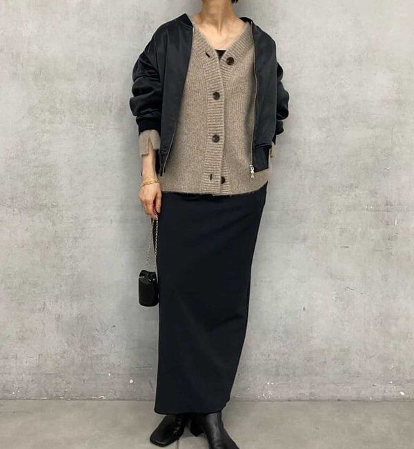  「キュプラサテンブルゾン」|ベスト・ジレ|