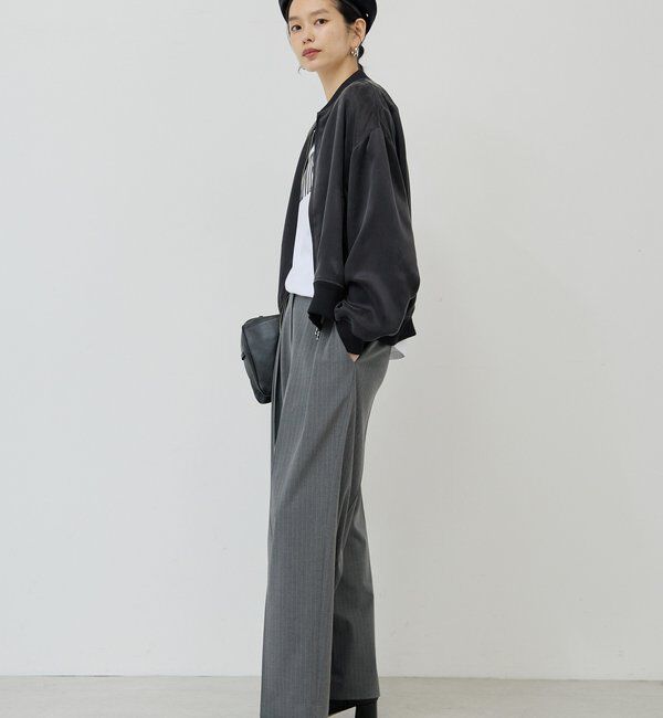  「キュプラサテンブルゾン」|ベスト・ジレ|