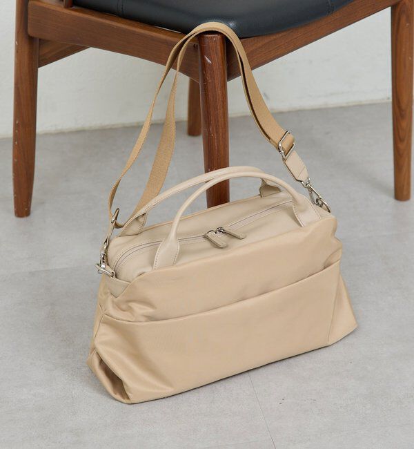  「【撥水加工】【2.718】ボストンバッグ」|トートバッグ|ベージュ