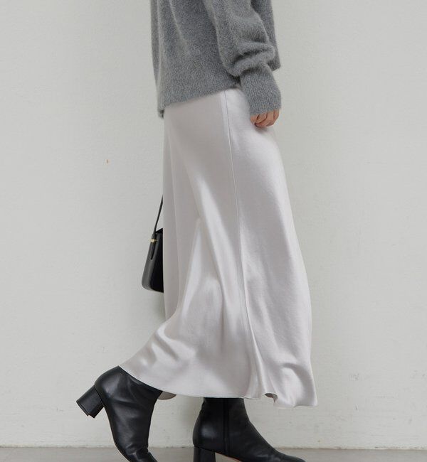  「アセテートバイアススカート」|スカート|