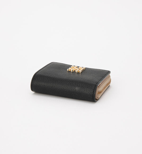  「モノグラムプレートハーフウォレット」|財布|