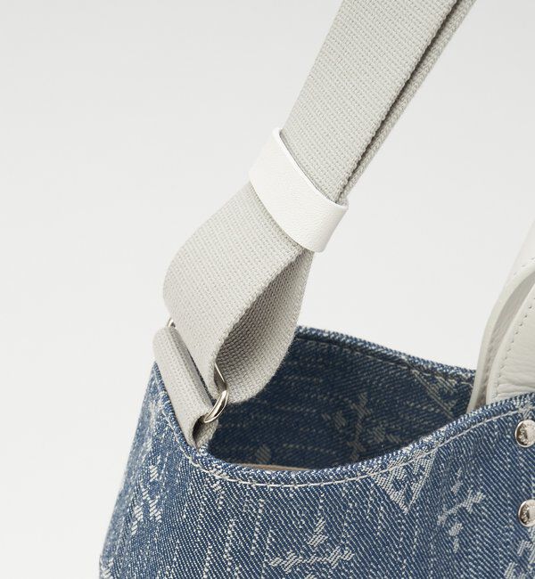  「デニムジャガード2WAYビッグトートバッグ」|トートバッグ|