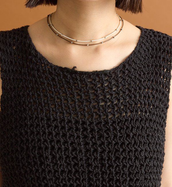  「フリンジニットベスト」|ベスト・ジレ|