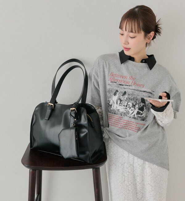  「【@sktnnm企画】ステッチラインボストンBAG」|トートバッグ|