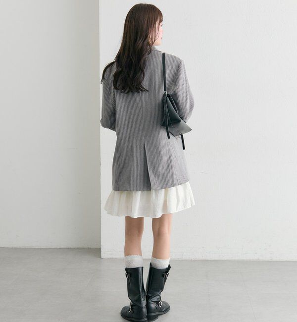  「ストライプテーラードジャケット」|テーラードジャケット|