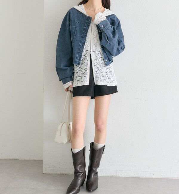  「スタッズデニムシャツジャケット」|シャツ・ブラウス|