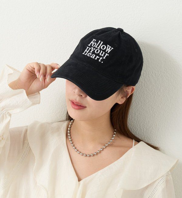  「BIGロゴキャップ」|ハット|ブラック