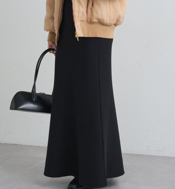  「【@_shirabe.s_コラボ】スウェットライクマーメイドニットスカート」|スカート|