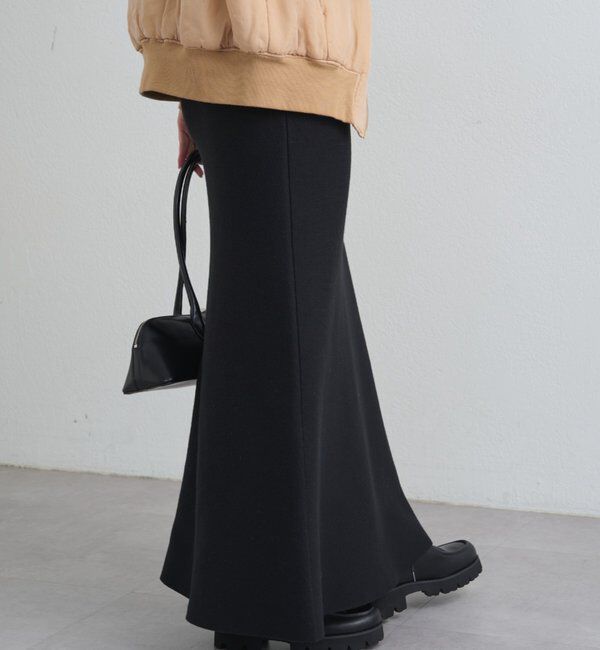  「【@_shirabe.s_コラボ】スウェットライクマーメイドニットスカート」|スカート|