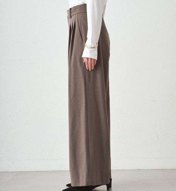  「TR3タックワイドパンツ」|チノ|