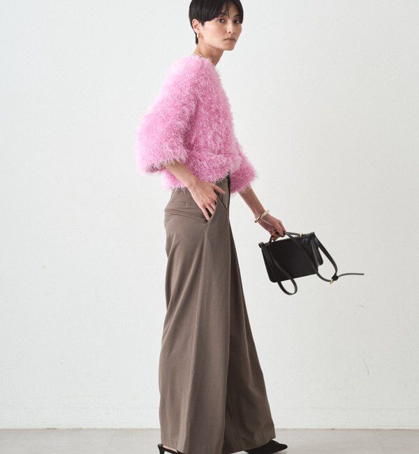  「TR3タックワイドパンツ」|チノ|