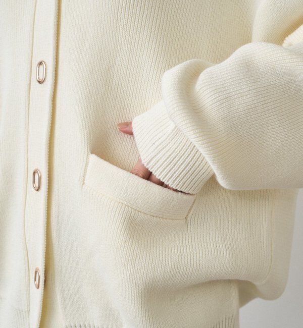  「ゴールドリングカーデ」|ニット・セーター|