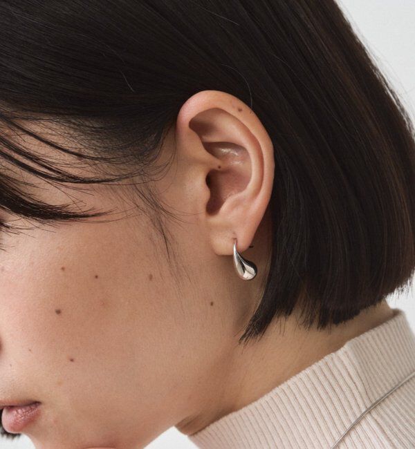  「【GALENA/ガレナ】ティアドロップピアス」|リング|シルバー