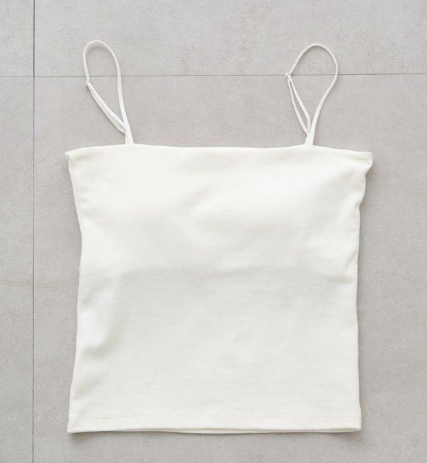  「ストレートラインキャミソール」|Tシャツ・カットソー|オフホワイト