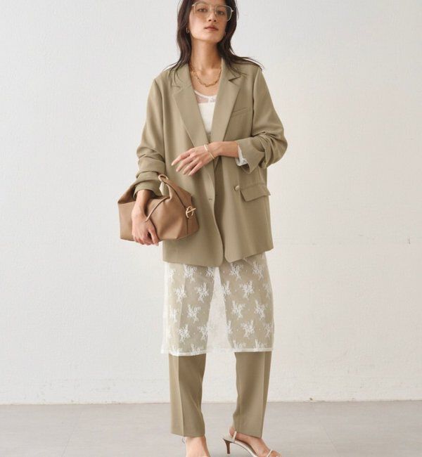  「ダブルクロステーパードパンツ」|チノ|