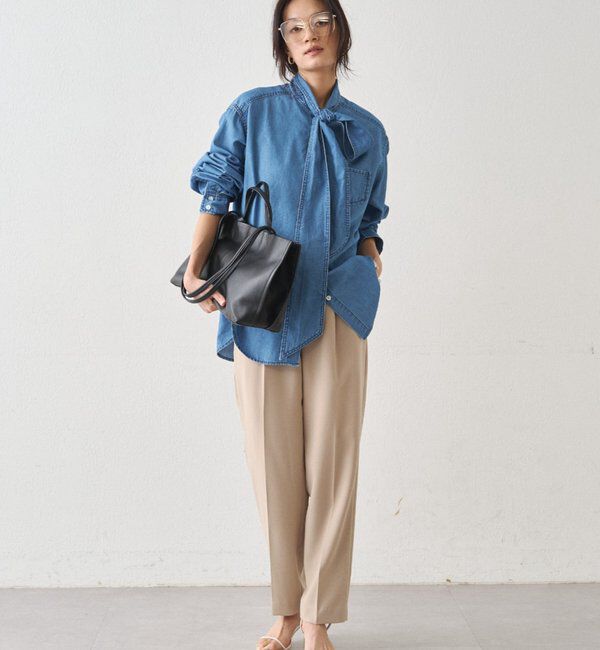  「ダブルクロステーパードパンツ」|チノ|