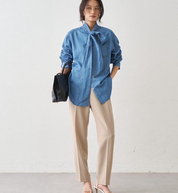  「ダブルクロステーパードパンツ」|チノ|